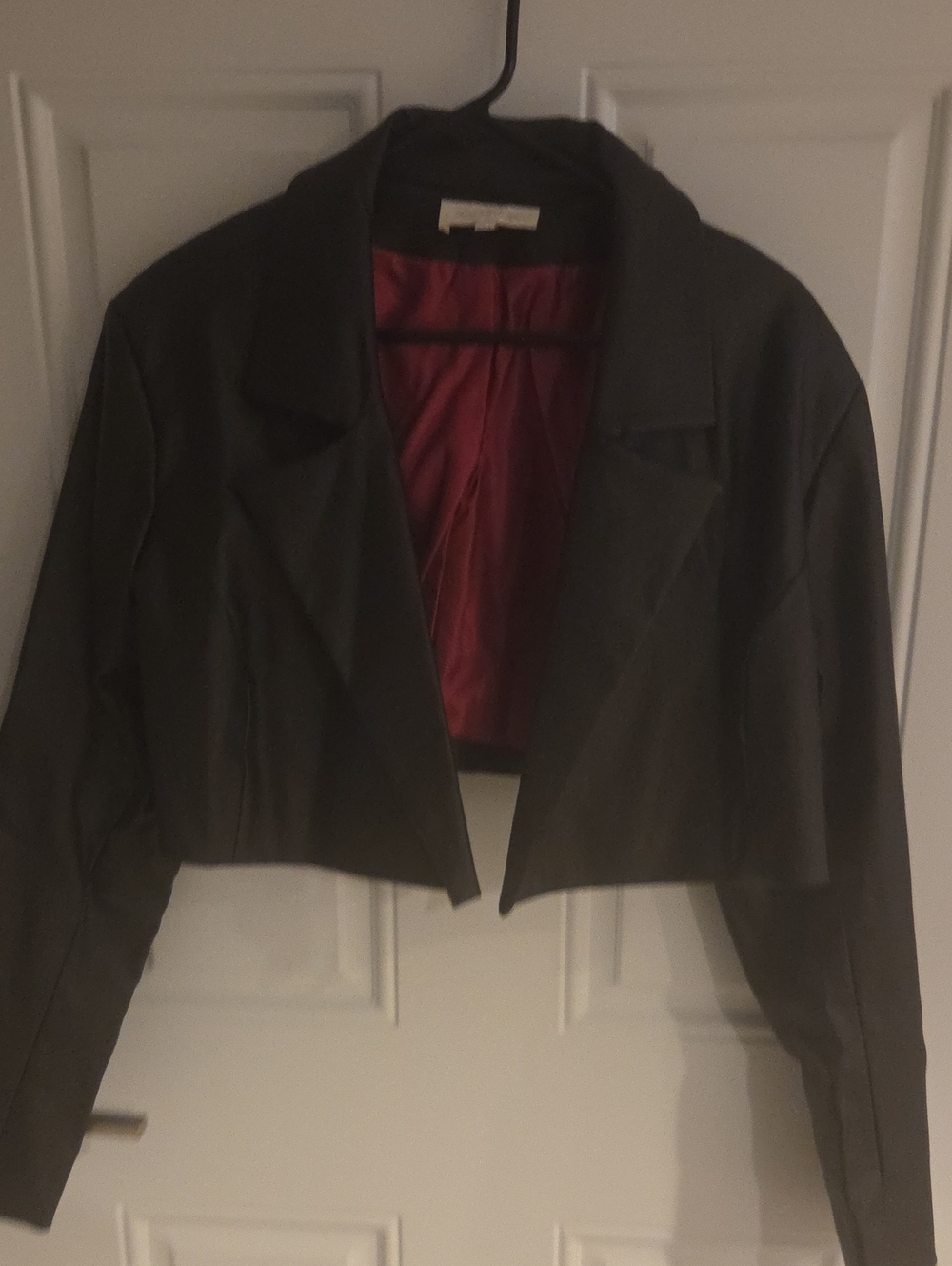 Halston Heritage Black Cropped Blazer